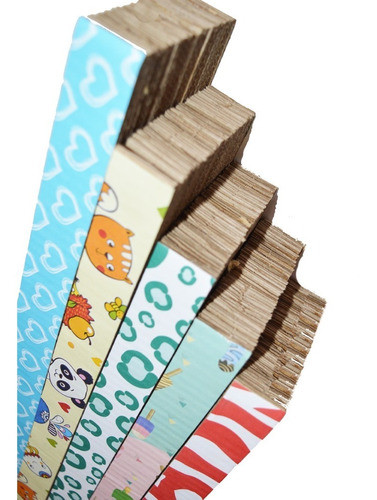 Rascador Rectangulo Para Gatos Carton Corrugado Estampado 0