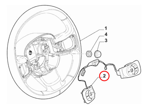 Comandos Volante 500 L Fiat 735589718 1