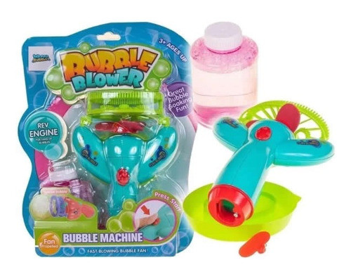 Burbujero Grande A Pilas Con Líquido Original 1