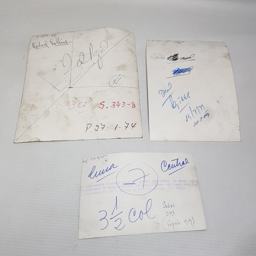 Antiguas Foto Original Apollo 11 Armstrong Collins Mag 61909 1