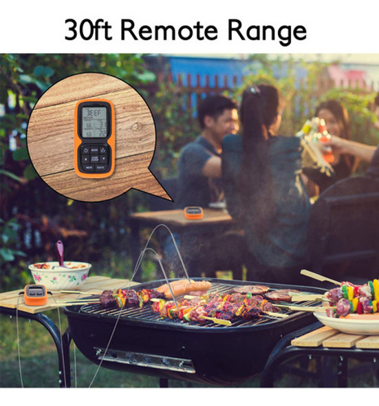 Remoto Digital Sem Fio, Leitura Instantânea Rápida, Comida P 1