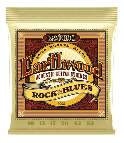 Encordado Para Acustica 010 -052 Ernie Ball Earthwood 80/20 0