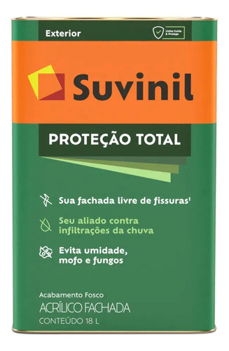 Tinta Branca Emborrachada Proteção Total 18l Suvinil 0