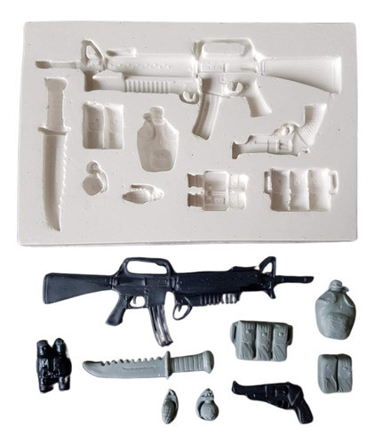 Molde De Silicone Free Fire / Fortnite Para Confeitaria 0
