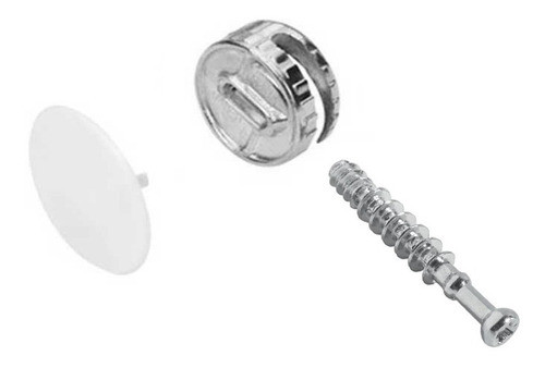 Kit 100 Conjunto Instalação Girofix Minifix Forte 300 Peças 0