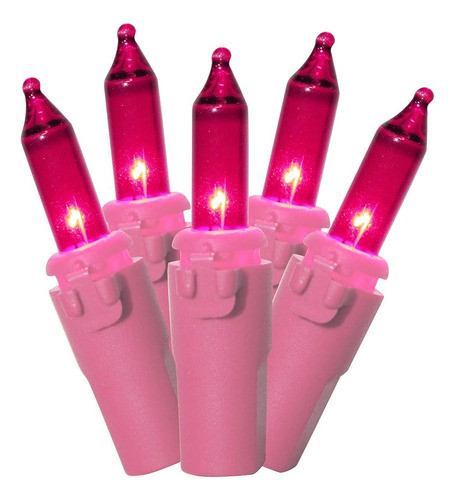 Brite Star 50 Lt Designer Series Mini Light Set, Rosa, Rosa 0