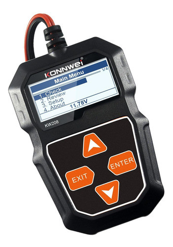 Testador De Bateria De Carro Cca100 ~ 2000 Suporte Em 8 0