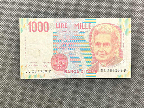 Italia - 1000 Liras - Año 1993 - P #114 - Montessori - Uc 1