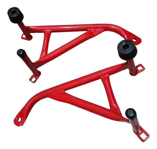 Defensas Bajaj Rouser Ns200 Rojo Cuota Simple Continental 0