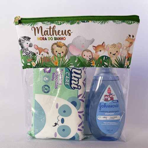 Necessaire Higiene Do Bebê Infantil Hora Do Banho Safari 0