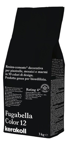 Pastina Kerakoll Color Negro 12 Presentación 3 Kg 0