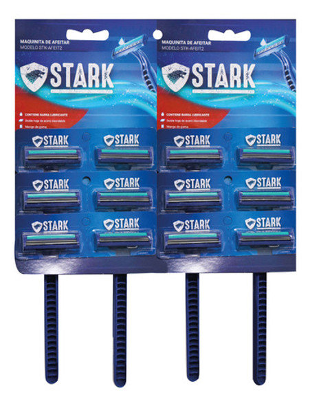 Pack X12 Uni Prestobarba Stark Maquina Para Afeitar 0 Pack X12 Uni Prestobarba Stark Maquina Para Afeitar 0