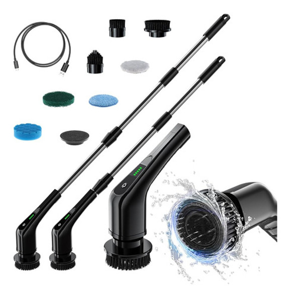 Fregadora De Centrifugado Eléctrica, Cepillo De Limpieza De 0