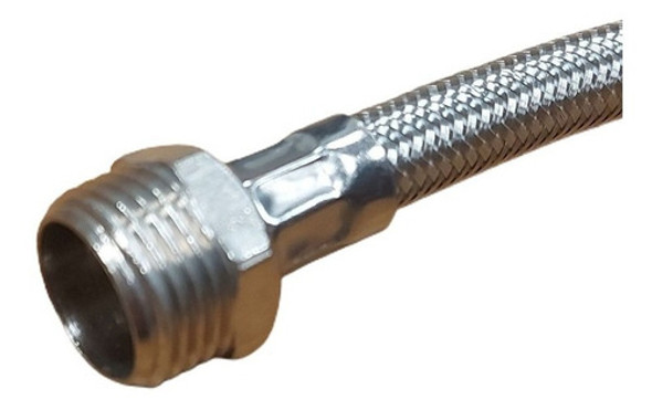 Flexible Goma Mallado Para Agua Caliente Fría  1/2x25cm 1