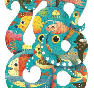 Puzzle Art Pulpo - 350 Piezas - Djeco - Adeleste 1