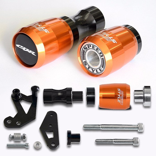 Slider Dianteiro Honda Cbr 1000rr 2008 A 2011 Laranja 0