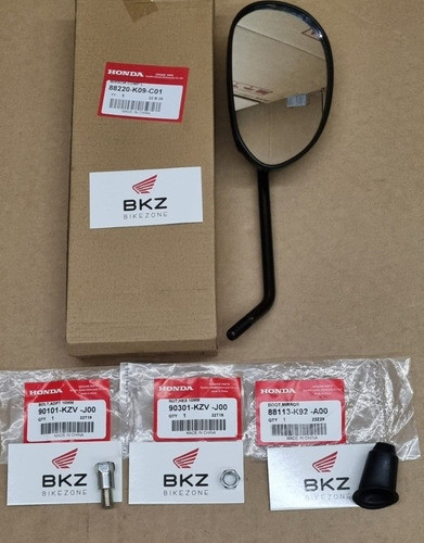 Espejo Izquierdo Comp Orginal Honda Afs 110 New Wave 110 Bkz 0