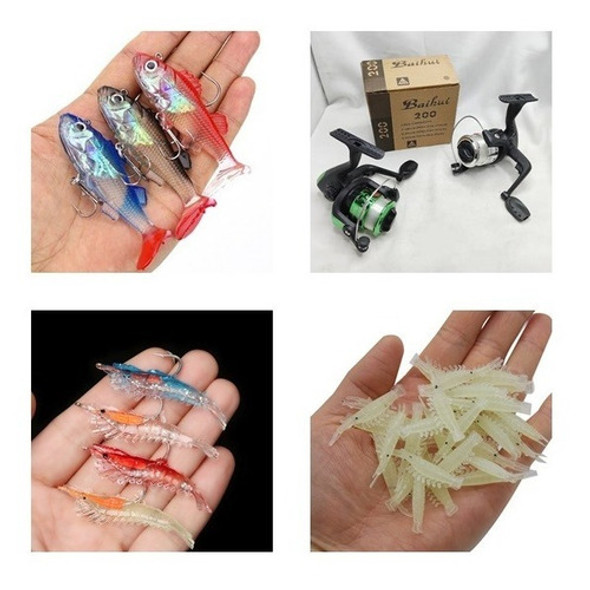 10 Señuelos Siliconas  Exclusivos + Regalo Mini Reel 0