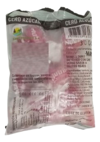 Caramelos Café Verde Y Extractos Frutos Rojos Nutrinat X50gr 1