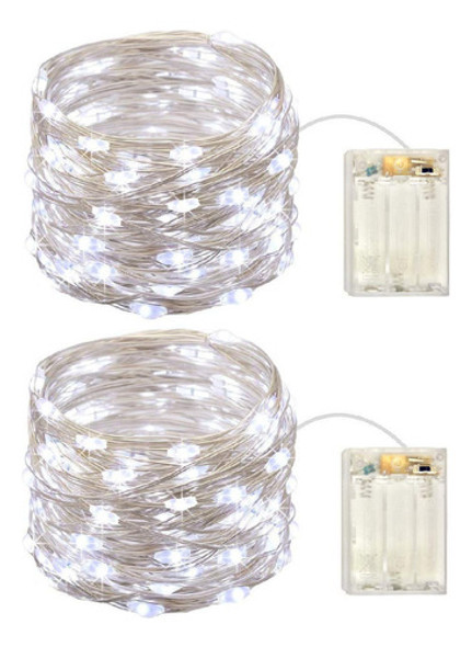 Yongzhenlite Juego De 2 Mini Luces Led Que Funcionan Con Pil 1