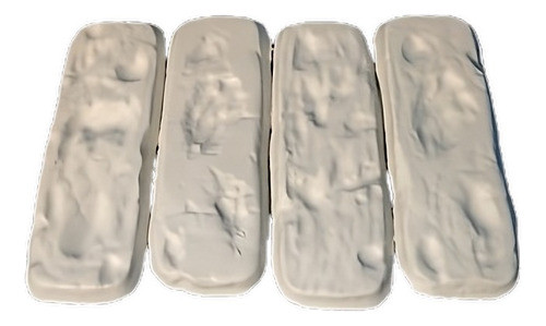 Tijolinho Rústico De Gesso ( Modelo Brick 3d) 10m2 0