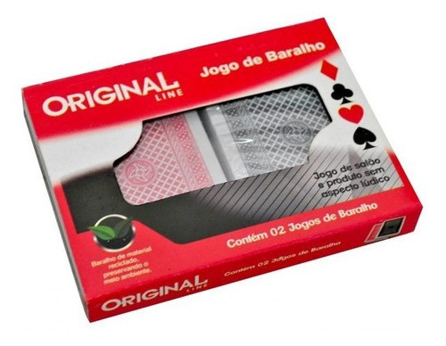 Kit 2 Jogo Carta Baralho P/ Truco Buraco Canastra - Original 0