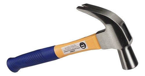Martelo Unha Polido 27mm Cabo Fibra Emborrachado - Brasfort 1