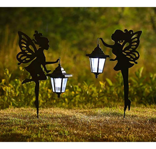 Chuangfeng Luz Solar De Hadas De Metal Para Decoración Exter 0