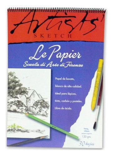 Bloc Boceto  35 X 50 Le Papier 140g 30h Grafito 1