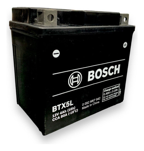 Bateria Moto Ytz6v = Ytx5l Bosch Honda Cg New Titan 150 1