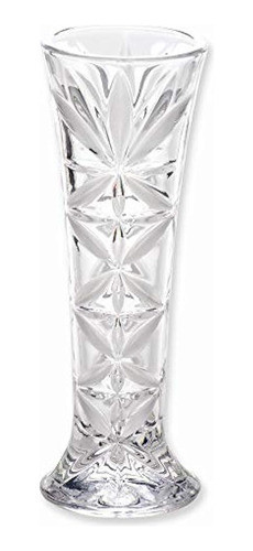 Florero Decorativo De Cristal Pequeño Allmygold De 6 Pulgada 0