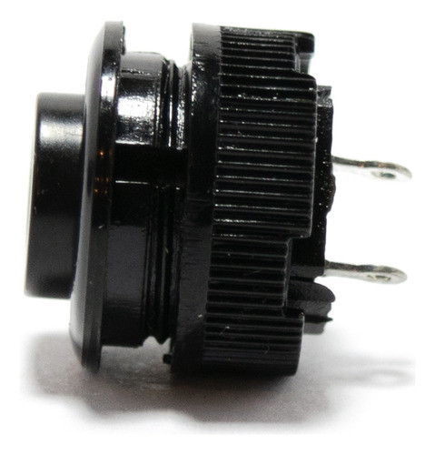 10 Pulsadores Normal Abierto 16mm Orific 14mm 1a 250v Negro 1