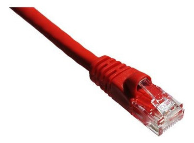 Axiom 50ft Cat5e 350mhz Patch Cable Molded Boot (rojo) 1