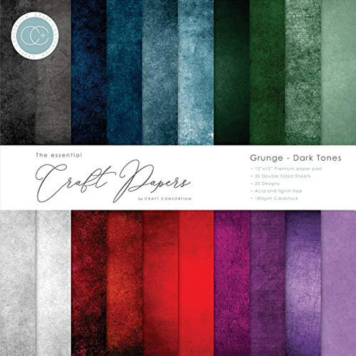 Craft Consortium Bloc De Papel De Doble Cara 12 X12  30/pkg- 0