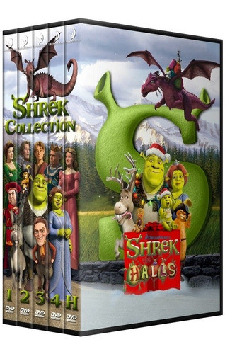 Shrek 1 2 3 4 5 Latino/inglés Subt Español Dvd 0