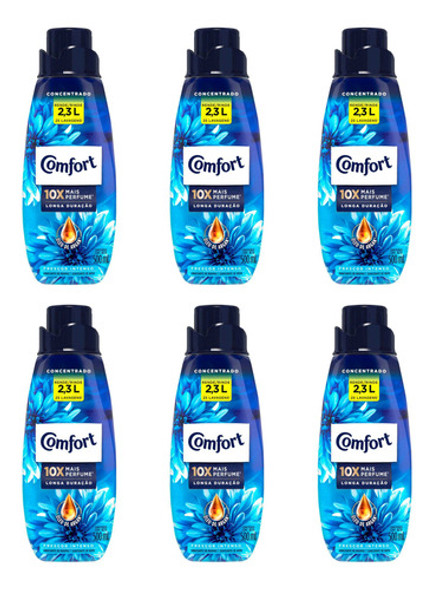 Suavizante Comfort Concentrado De 500ml X 6 Unidades 0