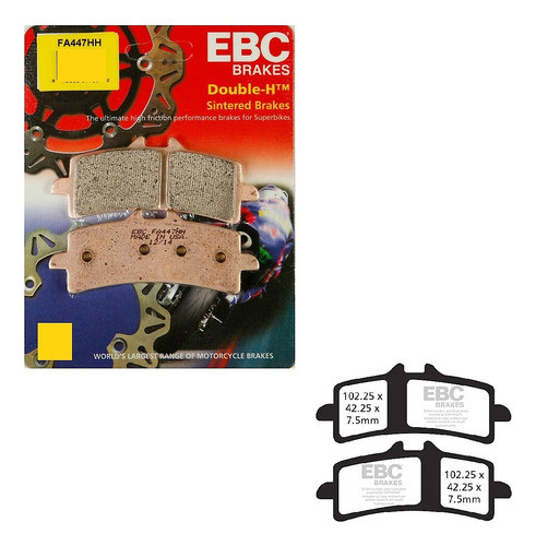 Pastilla Ebc Hh Delantera Zx10zx14 Ktm Aprilia Suzuki Varias 0