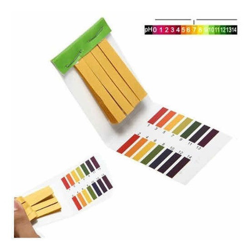 Medidor De Ph En Cintas Indicador Universal De Ph En Papel 0