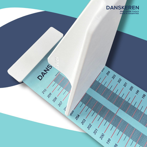 Tallímetro Altímetro Lona Colgante Pared Doble Escala 1