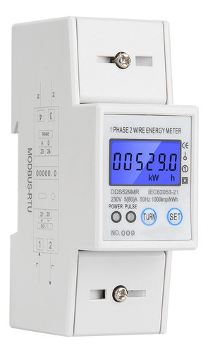 Medidor De Energia Com Display Digital Dds529mr Monofásico E 1