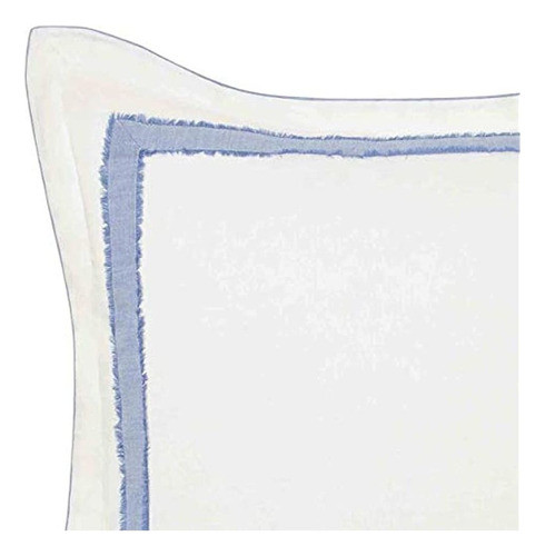 Laura Ashley Mila Euro Sham, 26x26, Azul 0