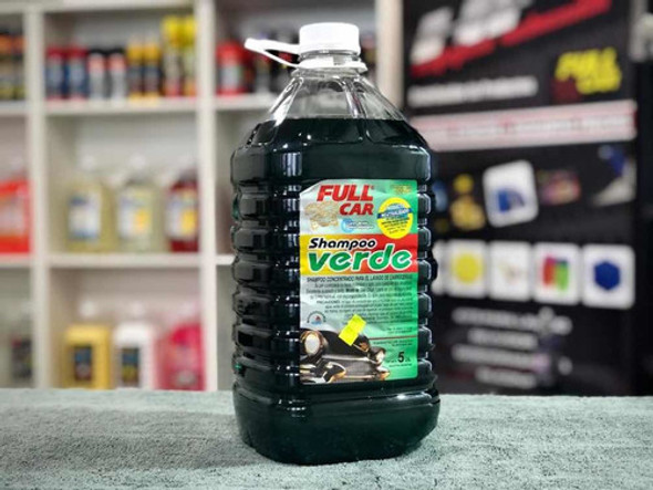 Full Car Shampoo Neutro Verde Ph Balanceado 5lt Concentrado 1