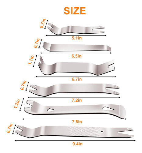 Herramientas De Extraccion De Molduras Automaticas De 6pz 1