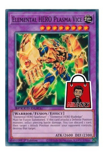 Elemental Hero Plasma Vice - Miltienda - Yugioh - Héroe 0