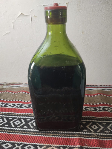 Antigua Botella De Limpiador Virutol La Rosa Sin Abrir 1