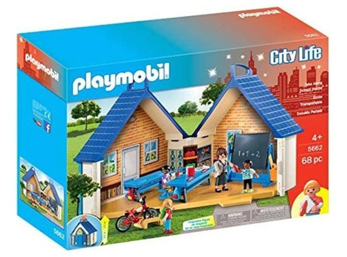 Playmobil Escuela Maletin Portatil + Figuras 5662 City Life 0