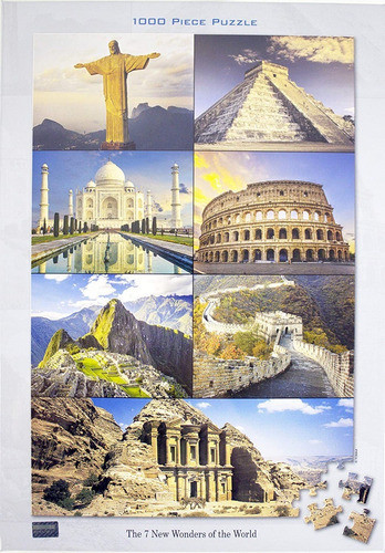 Puzzle Las 7 Maravillas Del Mundo- 1500 Piezas De 57 X 87 Cm 0
