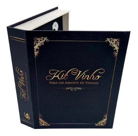 Kit Abridor De Vinho C\ 5 Peças Presente Livro 1