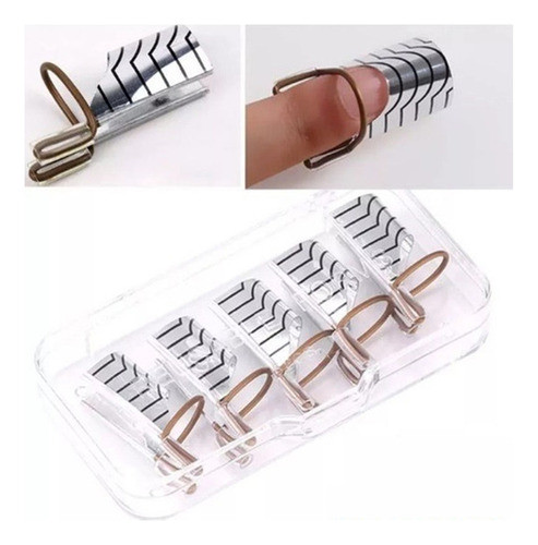 Molde De Ferro Pra Manicure Extensao Unha De Porcelana 0