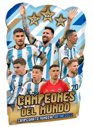 Piñata Argentina Mundial Linea Oficial Cotillon 0